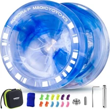Professional Trick Yoyo for Kids with 12 Yoyo Strings and Yo Yo Accessory Kit