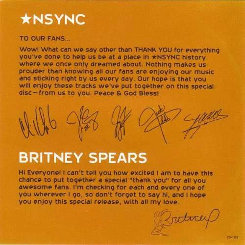 *NSYNC / Britney Spears - Your #1 Requests...And CD Comp 2842 - Bild 4 von 4