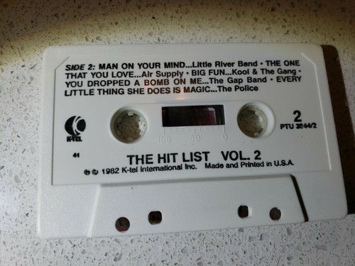 The Hit List Vol 2 Cassette K-Tel Compilation Tape Disco Pop Rock Police Gap - Picture 3 of 4