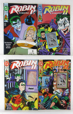 ROBIN II: THE JOKER'S WILD #2 * DC Comics Lot * 1991 - 4 Variant