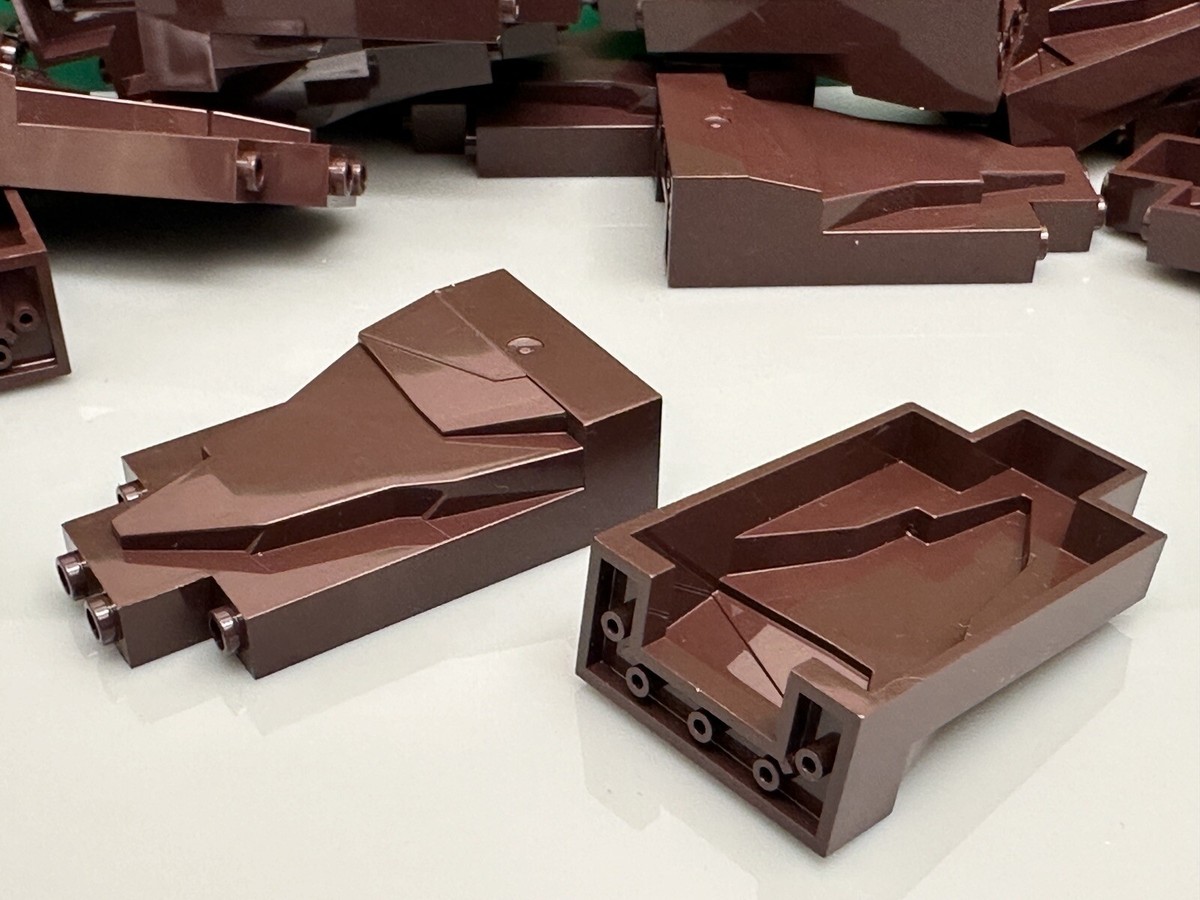 バール LEGO Panel 2x4x6 Rock 33458 From Batcave Clayface Invasion Set