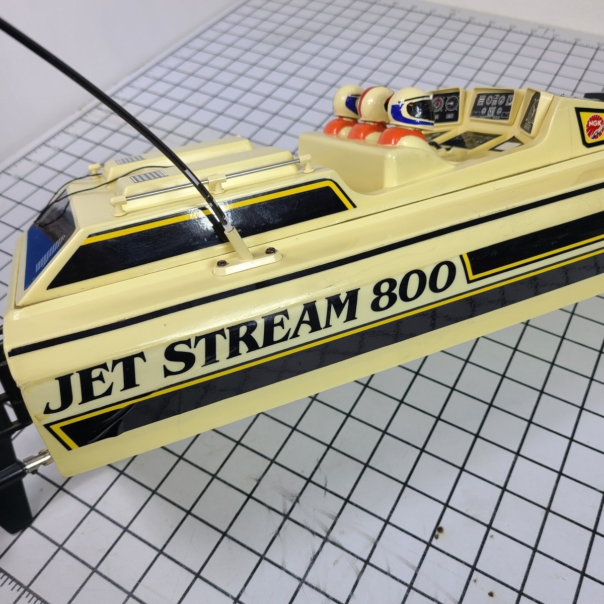 Vintage Kyosho Jet Stream 800 Remote Control Speed Boat w/Motor