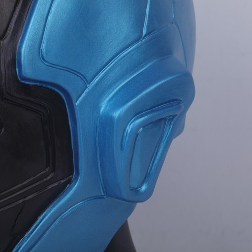 Película Cosplay Máscara de Escarabajo Azul Halloween Superhéroe Casco Mascarada Accesorios faciales - Imagen 11 de 11