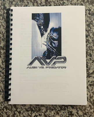 Alien VS Predator Horror Movie Script Reprint Full Screenplay Script | eBay