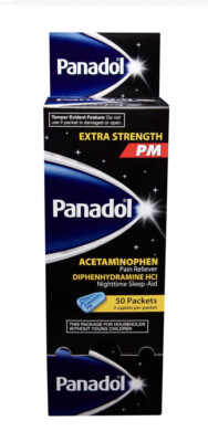 PANADOL PM EXTRA STRENGTH   Acetamino Capsules 500 mg ( 50 pk.)