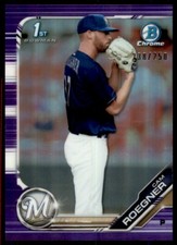 2019 Bowman Chrome Prospects Cam Roegner /250 Brewers #BCP-238