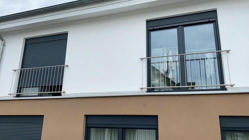 Französischer Balkon Balkongeländer Fenstergitter Edelstahl Balkongitter V2A - Bild 3 von 10