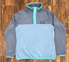 Patagonia Women's Micro D Snap-T Pullover Light Plume Grey Size S STY26020