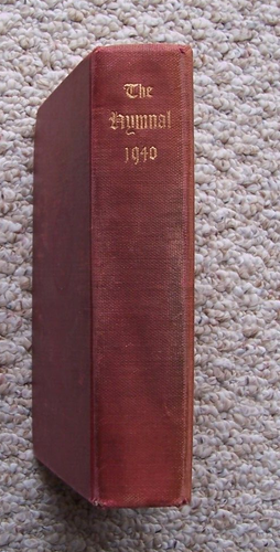 Das 1940 Gesangbuch der protestantischen Bischofskirche rotes Tuch Hardcover Vintage - Bild 2 von 6
