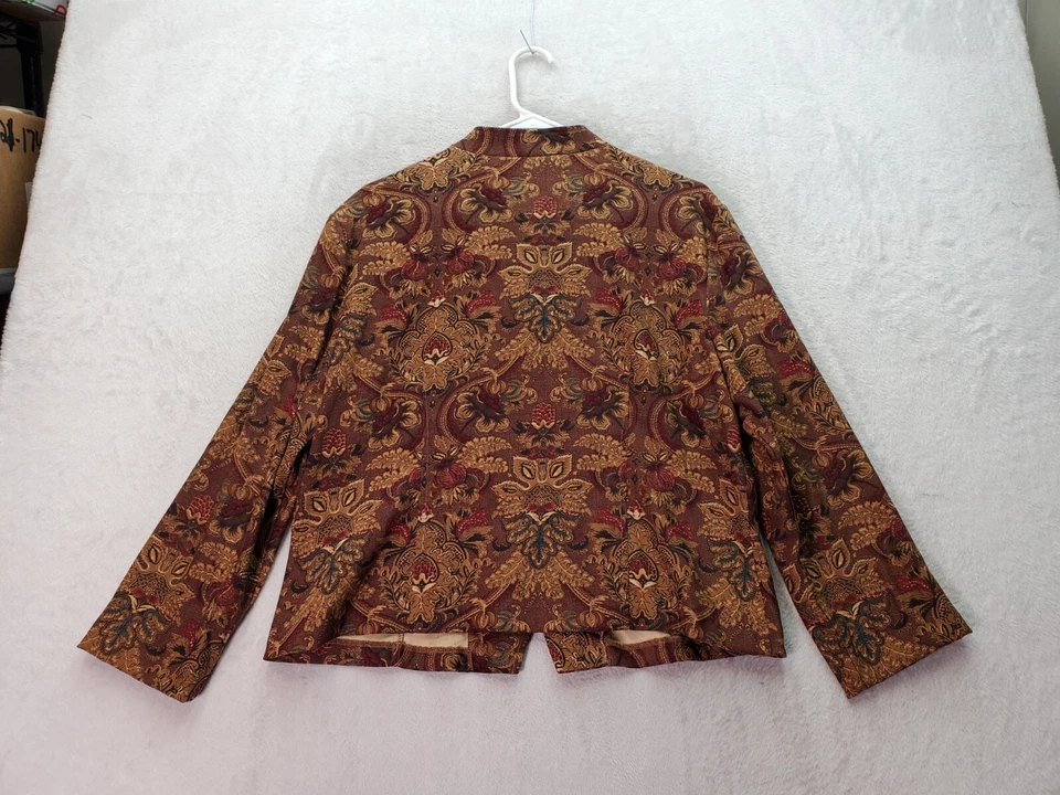 Requisitos Cazadora Mujer Pequeña Grande Multi Floral Manga Larga Cremallera Completa Foto 2 de 4