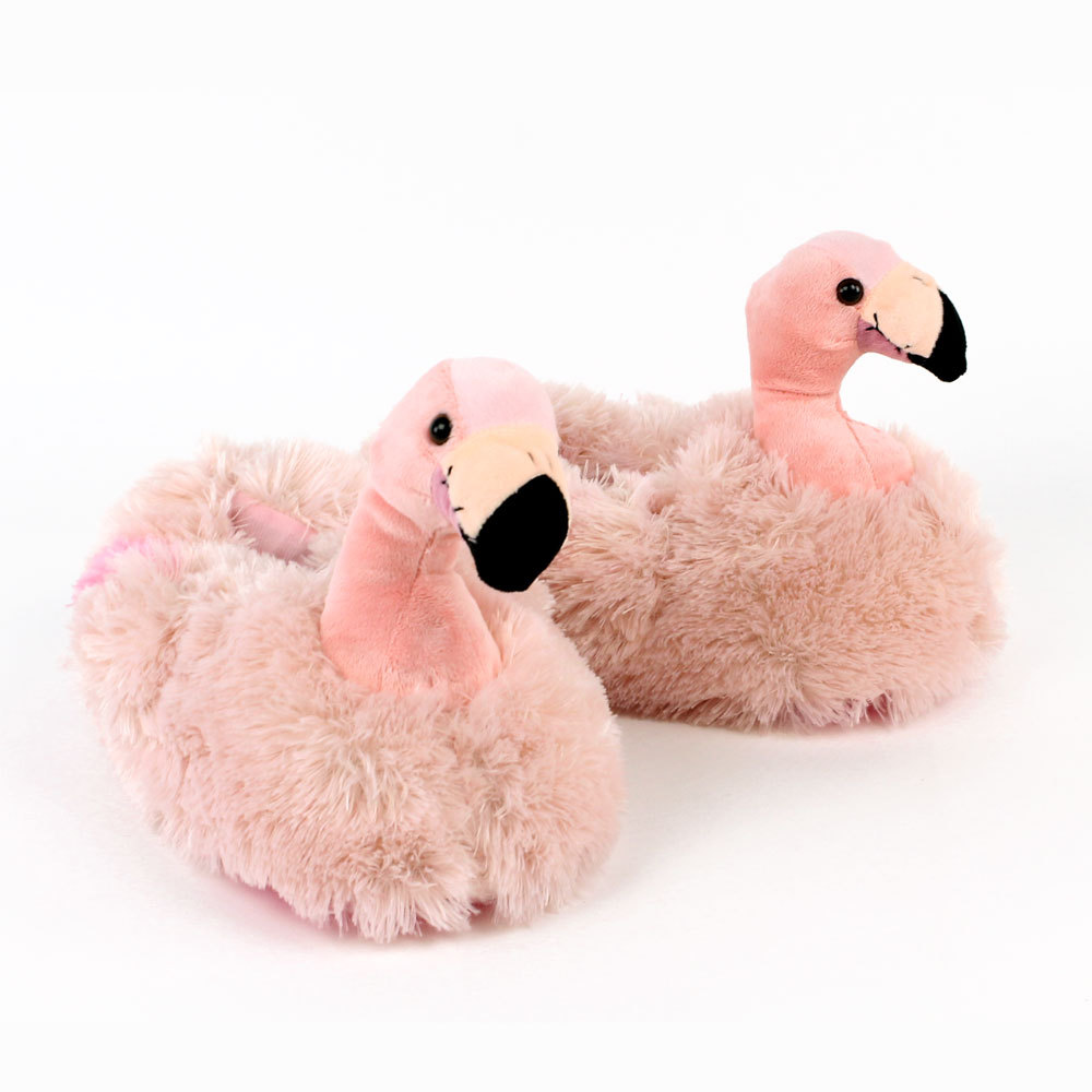 ladies flamingo slippers