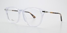 CHRISTIAN DIOR Eyeglasses Dioresence 12 Transparent Panto Tortoise Classic M