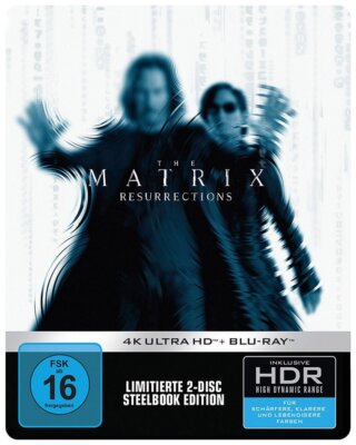 Matrix Resurrections - 4K Ultra HD - Steelbook # UHD+BLU-RAY-NEU
