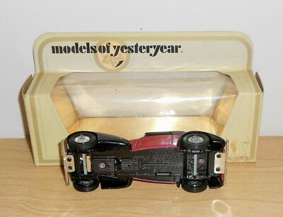 Matchbox Models Of Yesteryear Y-17 – 1938 Hispano Suiza – Rouge Et Noir