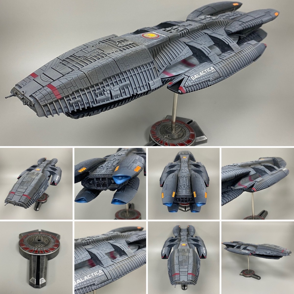BATTLESTAR GALACTICA BS-75 REVELL 2012 MODEL KIT PAINTED STARSHIP