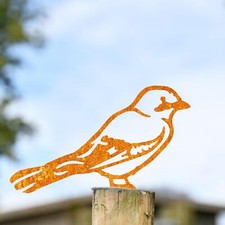 Steel Jay Fence Topper in Rustic