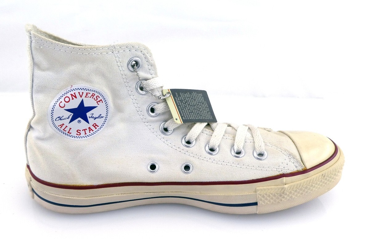 靴 CONVERSE All Star UNBLEACH WHITE 2001 Converse Shoes Chuck Taylor All Star Hi White Sneakers