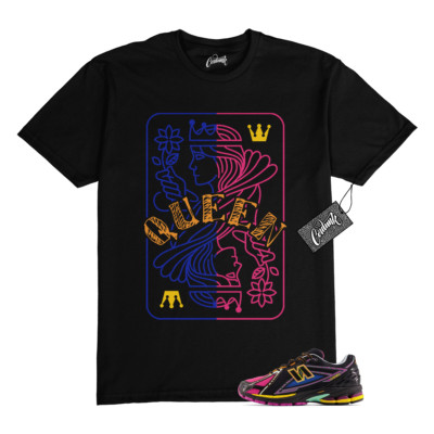 1906R Neon Nights Pink Black Yellow Multicolor T Shirt to Match QUEEN
