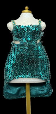 Rainbow High Jewel Richie Series 4 Doll Clothes Outfit Emerald Sequin Dress