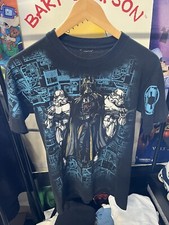Vintage 90s Star Wars Darth Vader Stormtrooper AOP Shirt Youth XL Single Stitch