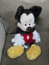 15" Long Pile Vintage Mickey Mouse Plush Toy Disneyland Walt Disney World