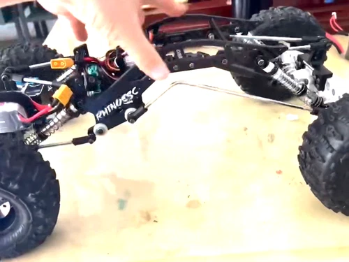 4 Stück verstellbare Metall Stoßdämpfer für 2-4KG 1/10 RC Crawler Auto Rig S085 V2 - Bild 4 von 8