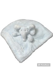 SL Home Fashions Blue Elephant Baby Security Blanket Lovey Faux Soft Fur