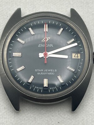 Enicar Star Jewels Automatic Stainless Steel 35mm Condition 