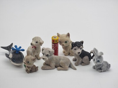 置物 dog antiqie animal objects set Amazon.com: EYSCOTA 12PCS Dog Figurines Playset, Realistic