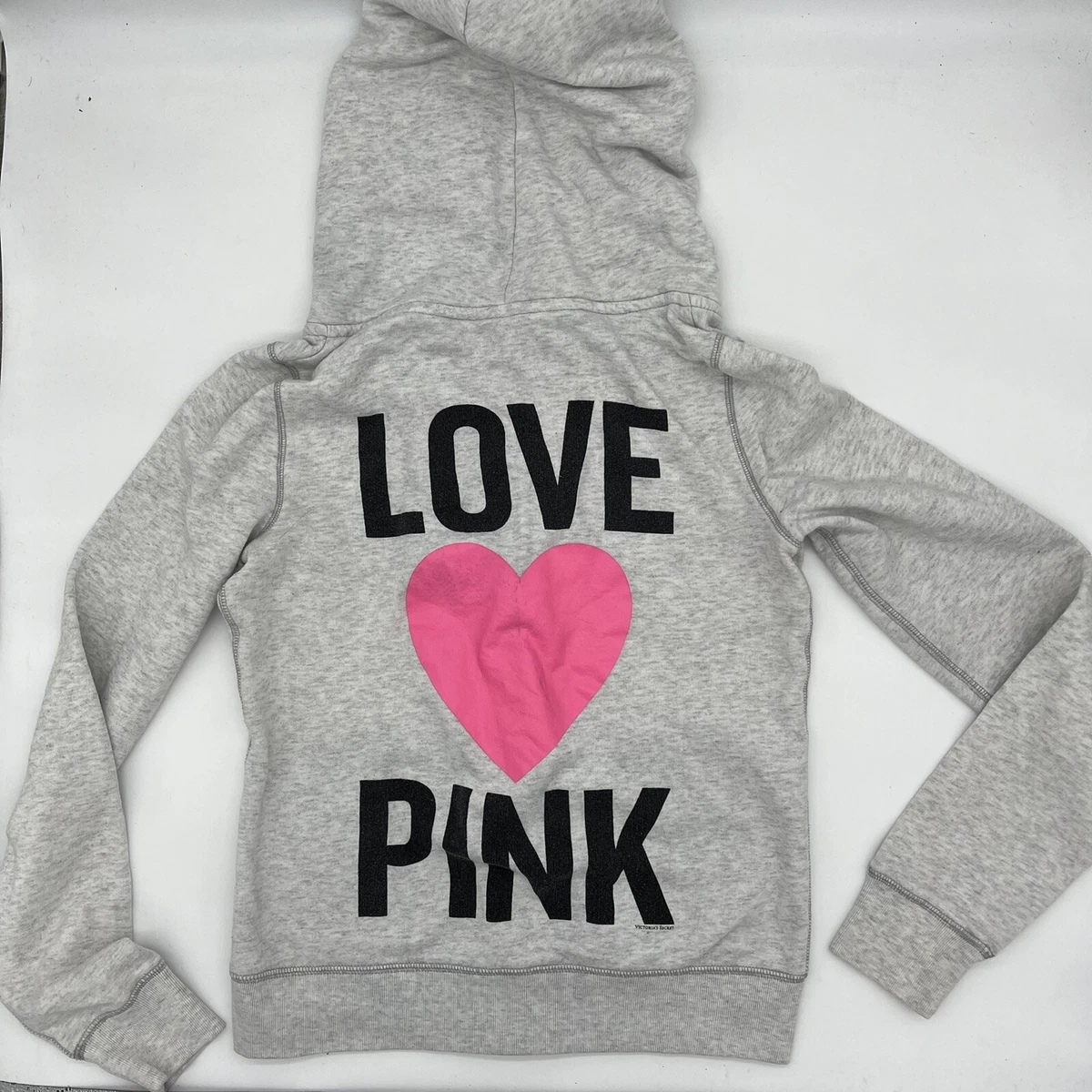 Victorias Secret PINK Love Pink Heart Spell Out Logo Y2K Vintage