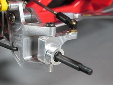 Pair Aluminum Front Upright Steering Arm Tamiya 1/10 RC Monster Beetle Blackfoot