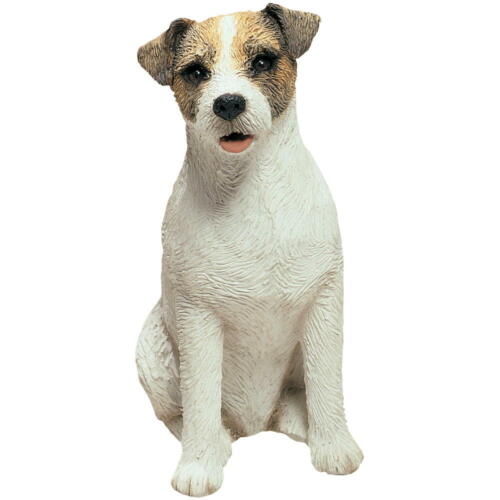 Jack Russell Terrier Figurine Sandicast Original Size - 5 Inch Brown - Picture 1 of 1