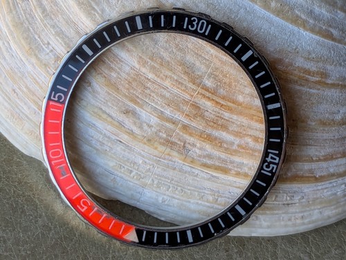 Vintage 1974 Bulova Snorkel Diver 'B208' Black/Orange Bezel FOR 7202-4 CASES - Picture 13 of 24