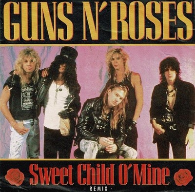 Details about GUNS N' ROSES Sweet Child O' Mine Vinyl Record Single 7 Inch Geffen 1989 & Rock