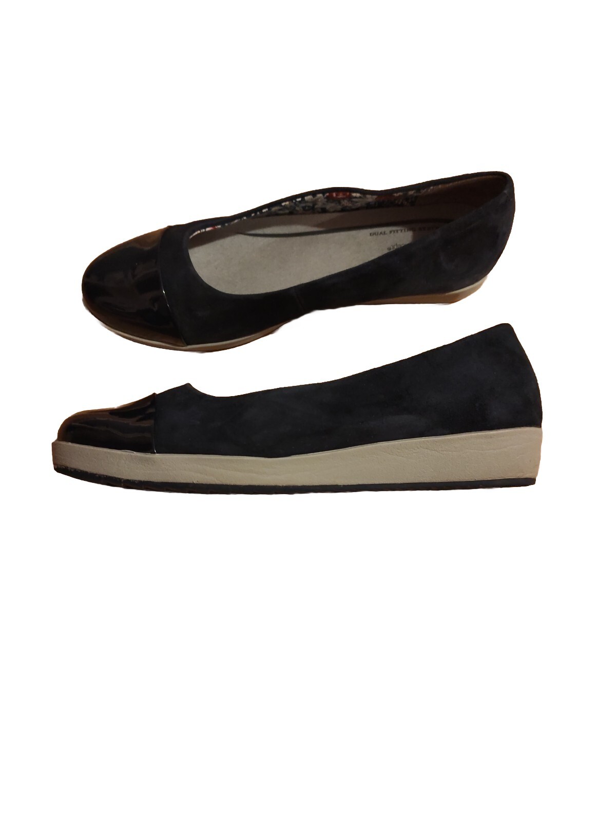 Hotter Ladies Shoes Size 5.5 Wide Fit Navy eBay