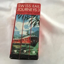 Swiss Rail Journeys - Set 3 VHS Bernina Engadine Gruyère Train