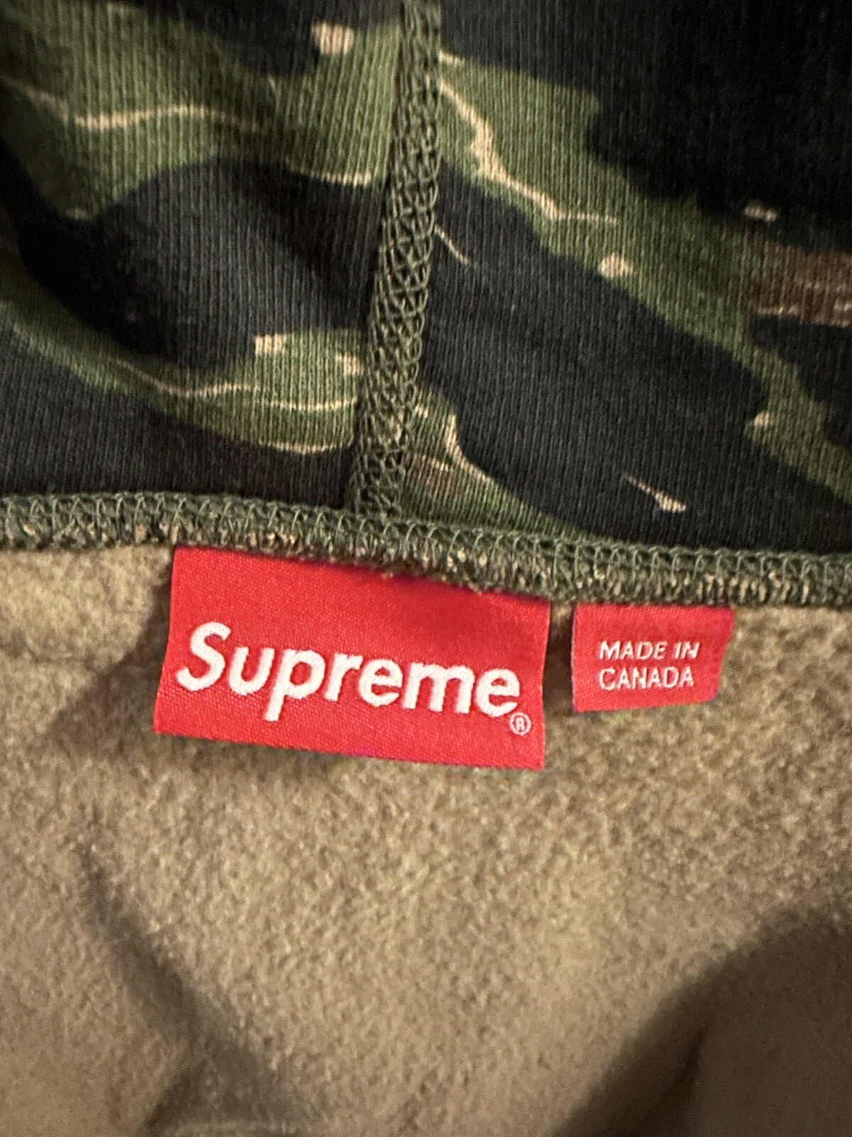 SUPREME - Small Box Logo Camo Drawstring Pull Ove… - image 11