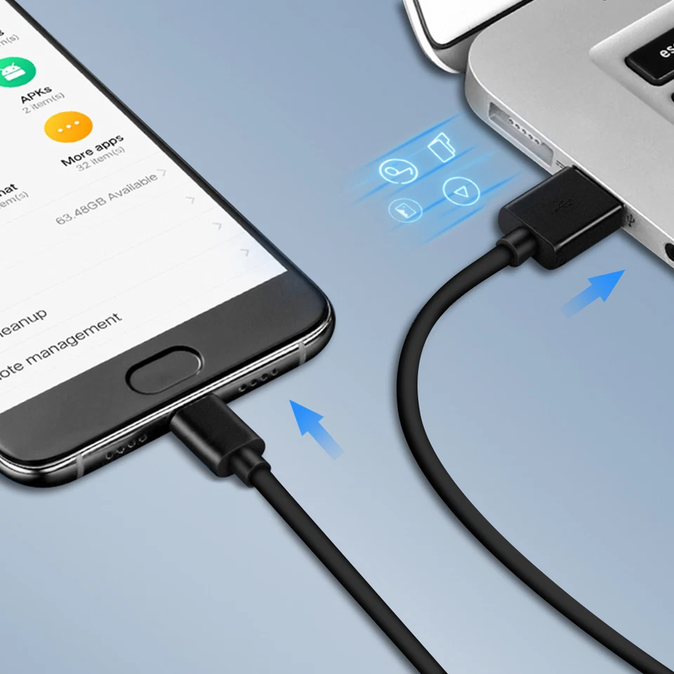 Type USB-C to USB-A Fast Charge Cable Cord Quick Charger Charging Sync 5A - Image 3 of 4