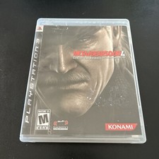 PS3 Metal Gear Solid 4: Guns of the Patriots Sony PlayStation 3 2008 CIB