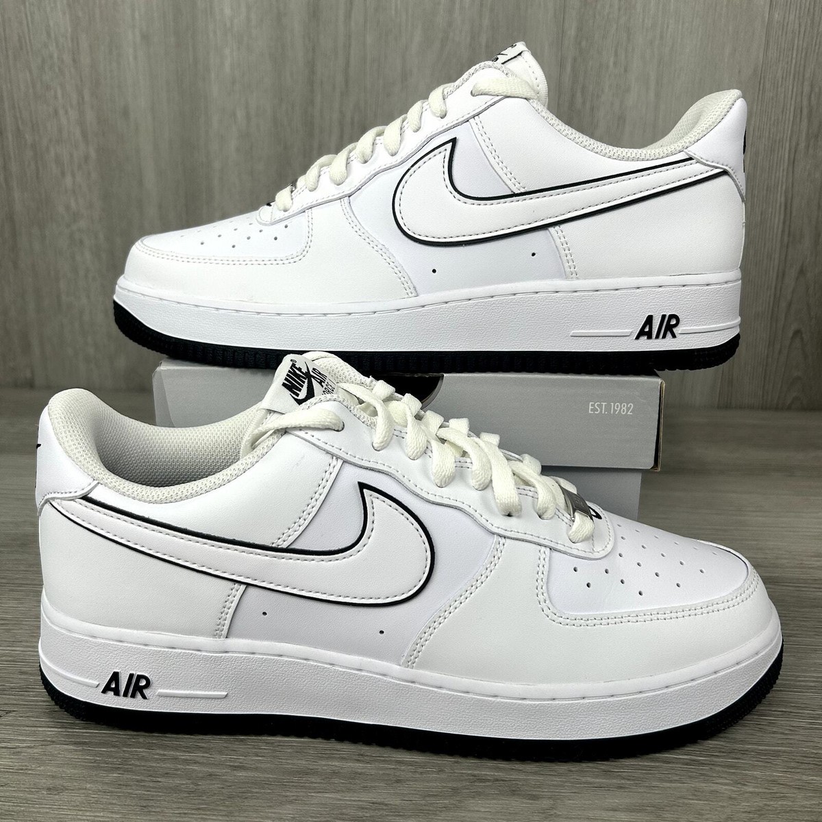 air force 1 black outline