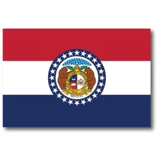 Magnet Me Up Missouri Car Magnet Decal US State Flag 4x6 Refrigerator Locker SUV