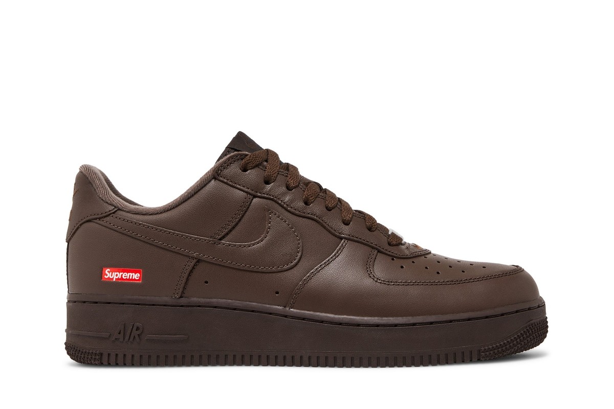 Nike Supreme x Air Force 1 Low 'Box Logo - Baroque Brown Nike Supreme x Air Force 1 Low 'Box Logo - Baroque Brown