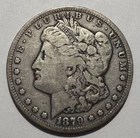 1879-CC Morgan Silver Dollar, Bold & Clear CC, Carson City Mint Issue, VF