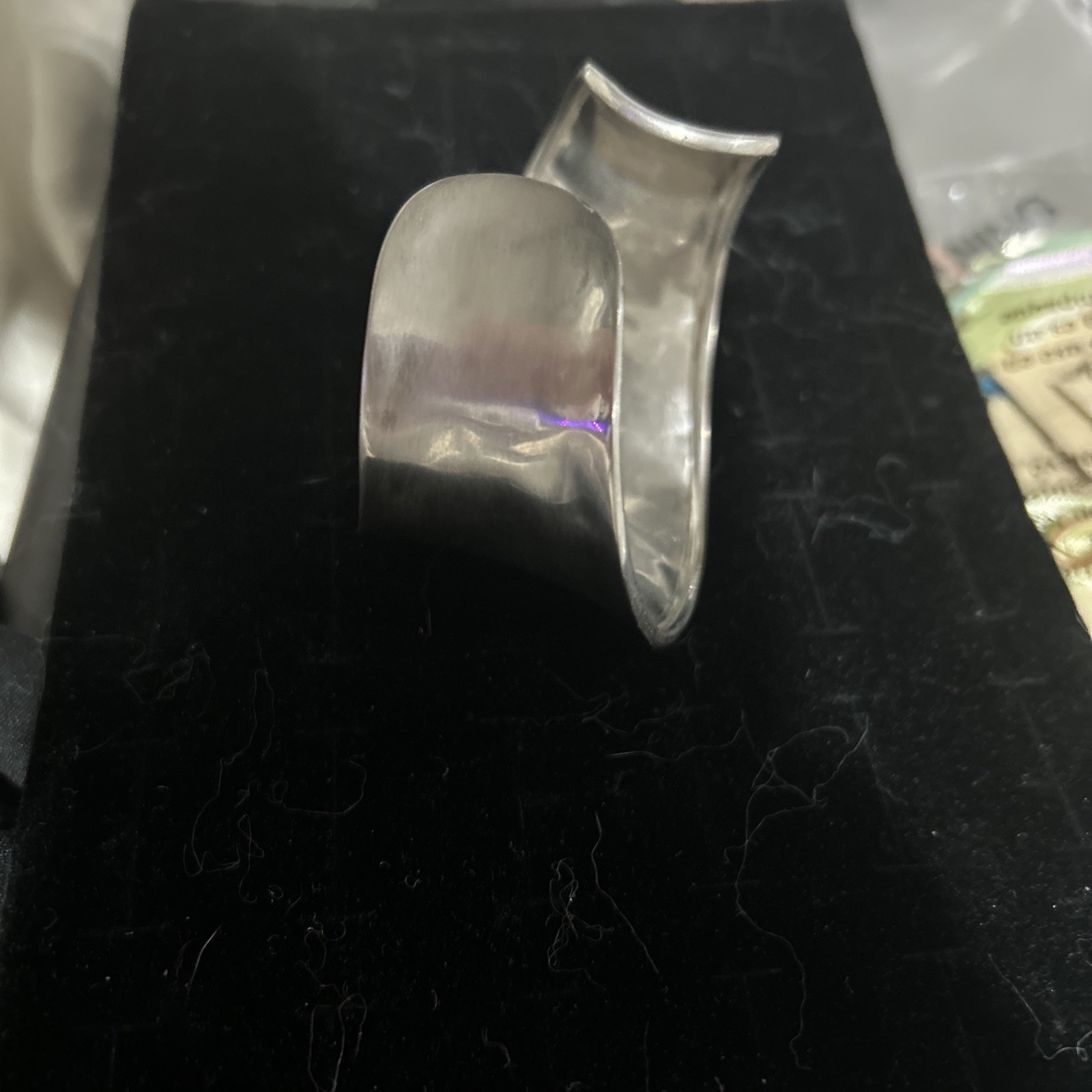 visual style is a wide 925 solid cuff bracelet ma… - image 5