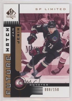 2021-22 SP Authentic 2001-02 Retro Future Watch Limited Jan Jenik Rookie RC 3h1