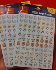 School chart stickers - safari friends - 3 pk...