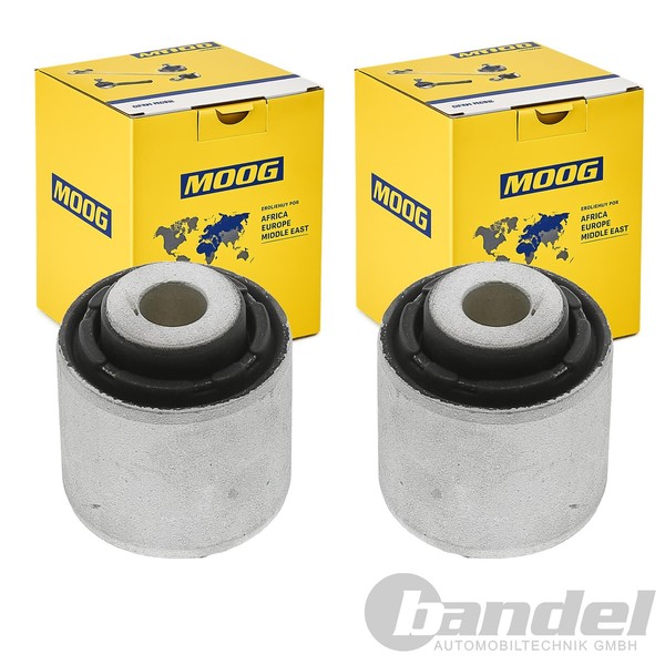 2X Moog Querlenkerlager Buchse Hinten AußEn Passend FüR Alpina B6 B7 BMW 5 6-image