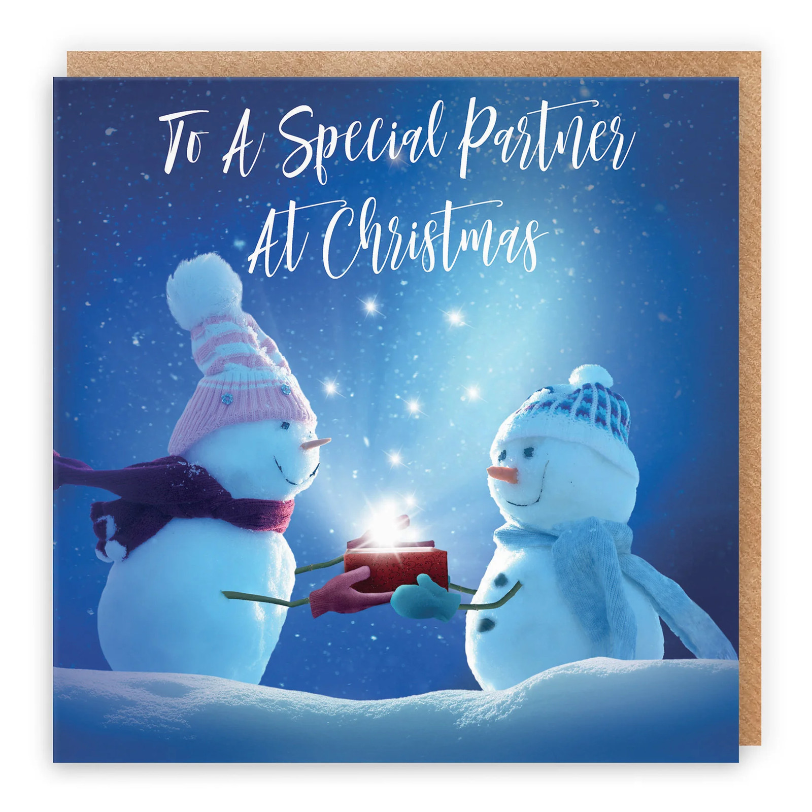 Partner Christmas Card Starry Night