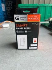 Commercial Electric Smart Dimmer Switch Hubspace White Single Pole