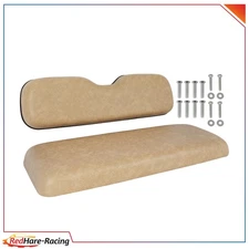 Golf Cart Cushion Set For Madjax & GTW Golf Cart Rear Seat Kits Tan Rear